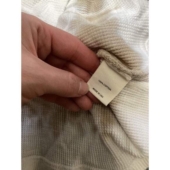 Christina Lehr Shirt Womens Large Waffle Knit Tie Dye Long Sleeve Made in USA - Picture 6 of 6